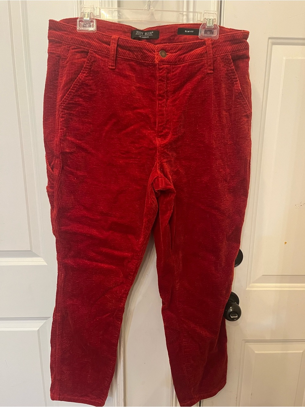 J. Crew Crimson Red Corduroy Pants